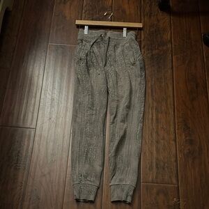 lululemon athletica Textured Gray Joggers